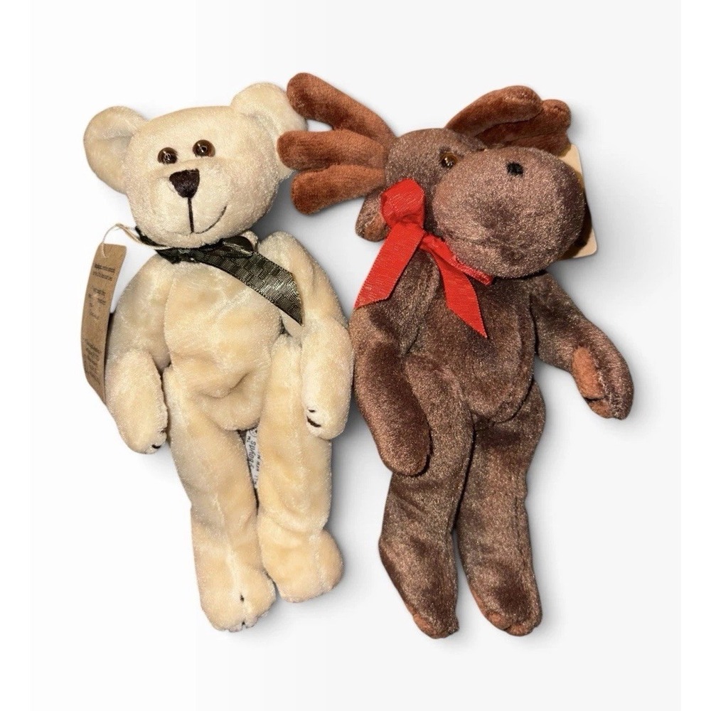Boyd's Bears Baby Boyd's Set Of 2 Moose And Bear Maddie Toodle